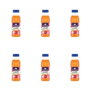 Hortex Vitaminka jabłko, marchew, malina Sok butelka aPet 300 ml X6