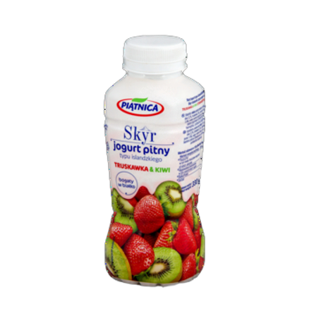 Jogurt pitny skyr truskawka & kiwi 330 g Jogurt pitny skyr truskawka &amp; kiwi 330 g