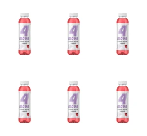 4MOVE Vitamin Water + Minerals Cherry 556 ml X6