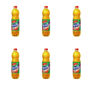 Nestea Green Tea Napój o smaku truskawkowym z dodatkiem aloesu 1,5 l X6