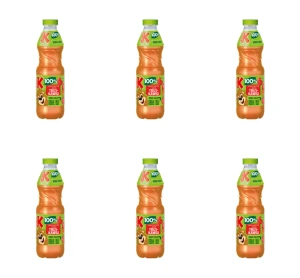 Kubuś Sok 100% jabłko marchew banan truskawka 850 ml X6