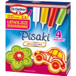 Dr. Oetker Pisaki cukrowe 68 g (4 tubki)
