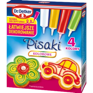 Dr. Oetker Pisaki cukrowe 68 g (4 tubki)
