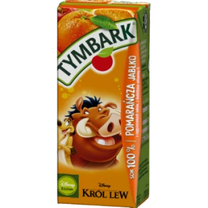 Tymbark Sok 100% pomarańcza jabłko 200 ml