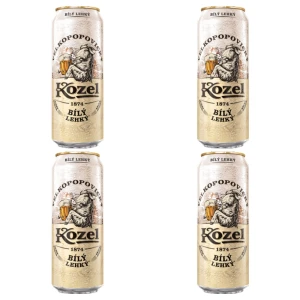 'Piwo Kozel Bily Lehky 3,5% puszka 500ml X4
