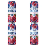 'Okocim Granat z Maliną 0,0% Puszka 500 ml X4