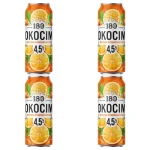 Okocim 4,5% Mocna pomarańcza puszka 500 ml sk X4