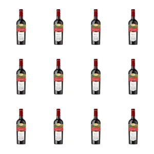 'Mołdawska Dolina Merlot Wino gronowe czerwone półwytrawne 0,75 L X12
