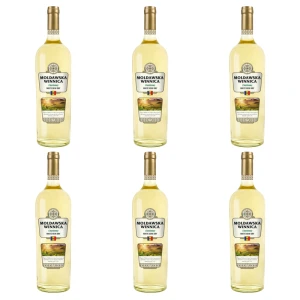 'MOŁDAWSKA WINNICA Chardonnay white semi dry 750 ML X6