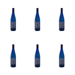 'Peter Mertes Riesling wytrawny niebieska butelka wino białe 750 ml X6