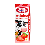 Mleko Wypasione truskawkowe UHT Mlekovita 200 ml