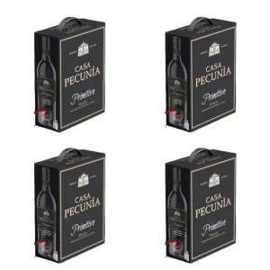 'Casa Pecunia Primitivo Bag in Box 3 L X4