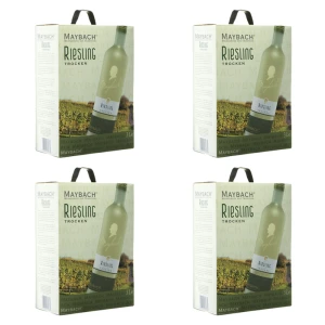 'Maybach Riesling wino białe 3,00 l X4