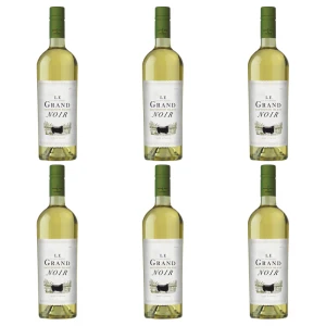 'Le Grand Noir IGP PAYS D'OC Sauvignon Blanc Białe Wytrawne 750 ml TiM X6
