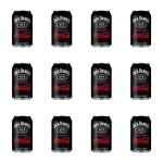 'Jack Daniel's Tennessee Whiskey mixed with Coca Cola 5% Vol. 330ml X12