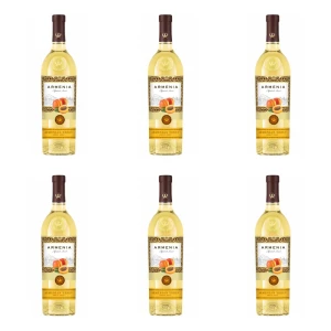'Wino gronowe białe półsłodkie Armenia Yerev Apricot 0,75L X6