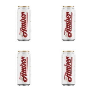 'Browar Amber piwo Amber Lager puszka 500 ml X4