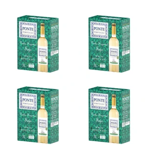 'Ponte Portugal BiB Wino Białe Półwytrawne 3 litry X4