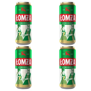 'Piwo Łomża Wyborowe puszka 500 ml X4