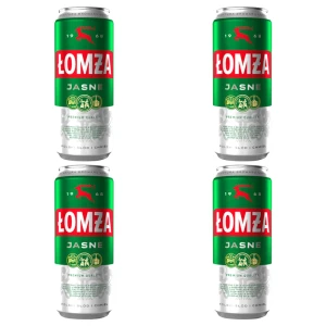 'Łomża jasne pk 500ml X4