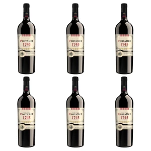 'Wino Porta REI 1745 czerwone półsłodkie 12% 750 ml X6