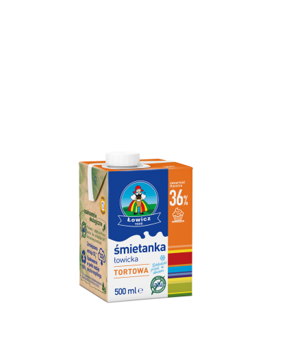 Śmietanka 36% Łowicka UHT Łowicz 500g