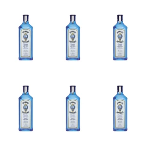 'Bombay Sapphire Gin 40% 1L X6