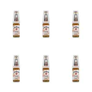 'Jim Beam Peach 32,5% 700ml + SZKL. X6