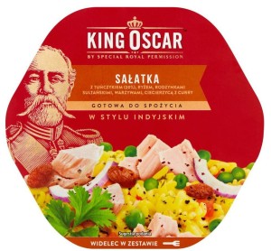 Sałatka z tuńczykiem w stylu indyjskim King Oscar 220 g
