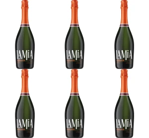 'Prosecco DOC LAMIA wino musujące białe, wytrawne 0,75l 11 % X6