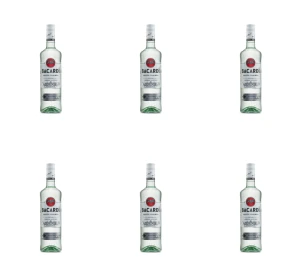 Bacardi Rum Carta Blanca 37,5% 1L X6