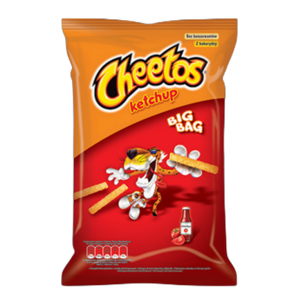 Chrupki Cheetos o smaku ketchupu 85 g Chrupki Cheetos o smaku ketchupu 85g
