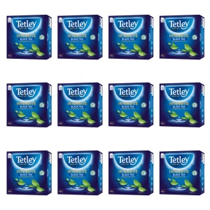 Herbata Tetley Intensive Black 100 torebek x 2g X12