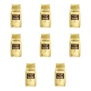 WOSEBA Mocca Fix Gold Kawa palona ziarnista 1000g X8