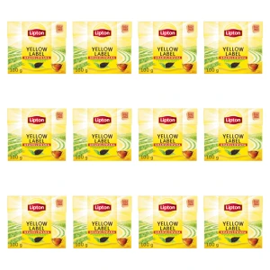 LIPTON YELLOW LABEL HERBATA CZARNA GRANULOWANA 100 G X12