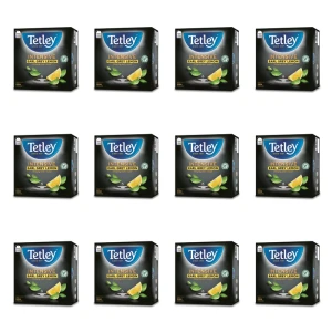 Herbata Tetley Intensive Earl Grey Lemon 100 torebek x 2g X12