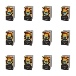 Dilmah Lemon Ceylon Black Tea Czarna Herbata Cejlońska Cytrynowa 20 Torebek X12