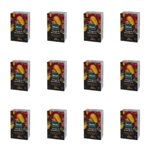 Dilmah Mango & Strawberry Flavoured Black Tea 20x1,5 g X12