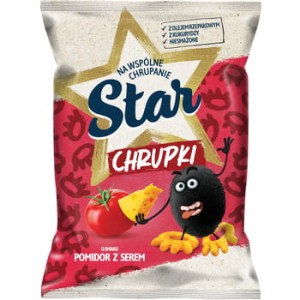 Chrupki Star ser i pomidor 125 g