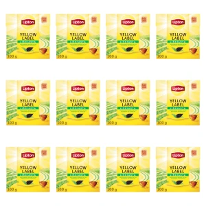 LIPTON YELLOW LABEL HERBATA CZARNA LIŚCIASTA 100 G X12