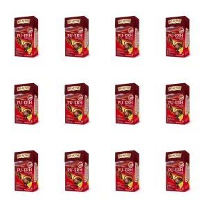 Big-Active - Pu-Erh - Herbata czerwona o smaku cytrynowym (liściasta) 100g X12