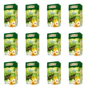 Big-Active Zielona herbata z owocem pigwy liściasta 100g X12