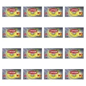 Lipton Earl Grey Lemon 50tb 25g X16