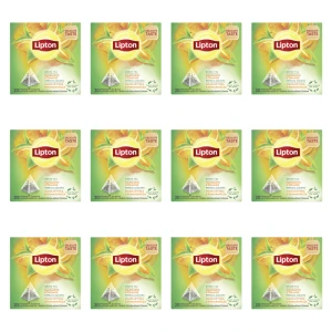 LIPTON O SMAKU MANDARYNKA I POMARAŃCZA HERBATA ZIELONA AROMATYZOWANA 36 G (20 TOREBEK) X12