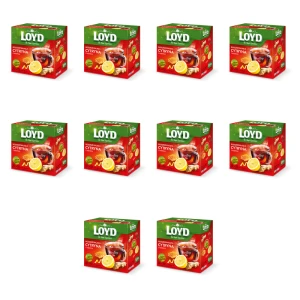 Loyd Herbatka Rozgrzewająca Cytryna z Imbirem (20x2g) X10