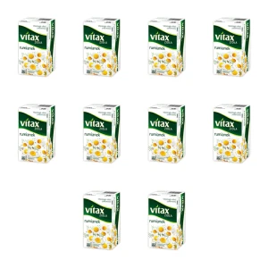Vitax Zioła Rumianek Herbata Ziołowa Naturalna Wspomaga Układ Pokarmowy 20g X10