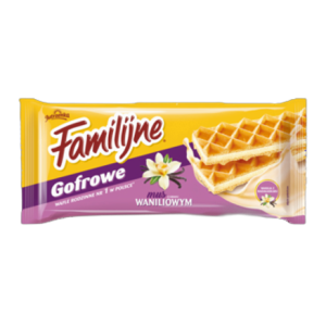 Wafle Familijne gofrowe waniliowe 130 g