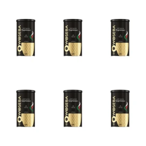 WOSEBA Espresso Kawa palona mielona 500g puszka X6