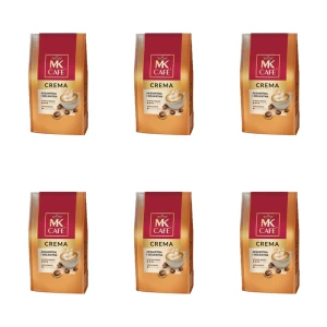 MK Cafe Crema 1kg kawa palona ziarnista X6