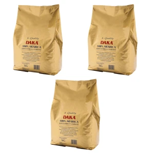 kawa daka s.quality 100 % arabica ziarnista 3 kg X3